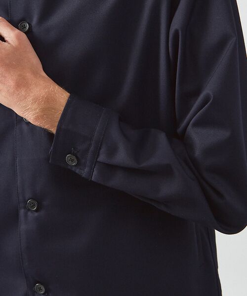 ABAHOUSE / アバハウス ブルゾン | インバーテッドプリーツ シャツブルゾン | 詳細17