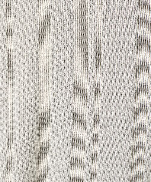 ABAHOUSE / アバハウス ニット・セーター | ランダムストライプ 総針プルオーバーニット / クルーネック | 詳細9