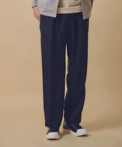 ABAHOUSE / アバハウス パンツ | ドレープ ウール インタック スラックス / ワイドストレート