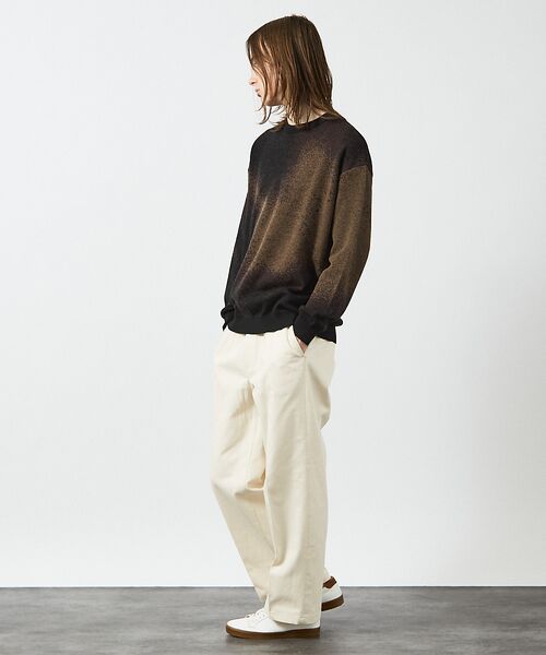 ABAHOUSE / アバハウス パンツ | 1タック コットン ワイドトラウザーズ / ワイドパンツ | 詳細8