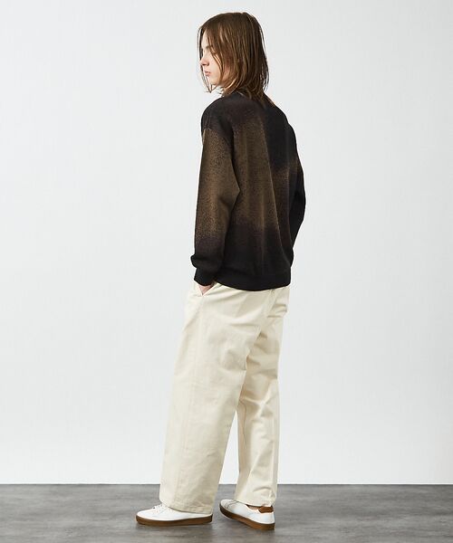 ABAHOUSE / アバハウス パンツ | 1タック コットン ワイドトラウザーズ / ワイドパンツ | 詳細9