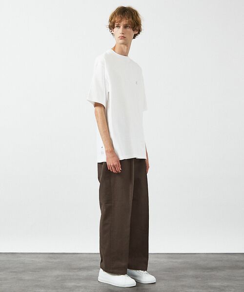 ABAHOUSE / アバハウス パンツ | 1タック コットン ワイドトラウザーズ / ワイドパンツ | 詳細21