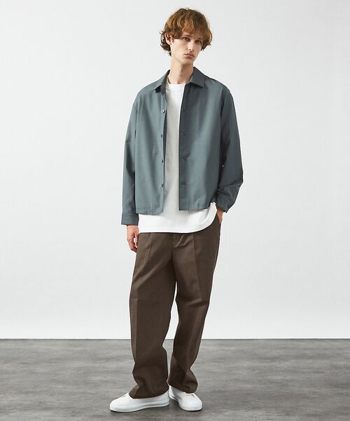 ABAHOUSE / アバハウス パンツ | 1タック コットン ワイドトラウザーズ / ワイドパンツ | 詳細22