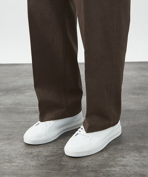 ABAHOUSE / アバハウス パンツ | 1タック コットン ワイドトラウザーズ / ワイドパンツ | 詳細17