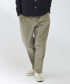 ABAHOUSE / アバハウス パンツ | ２タック コットントラウザーズ / ワイドパンツ