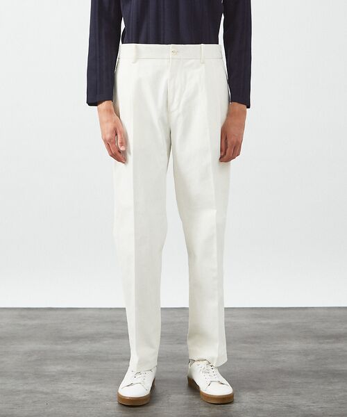 ABAHOUSE / アバハウス パンツ | 2タック コットントラウザーズ / ワイドパンツ | 詳細1
