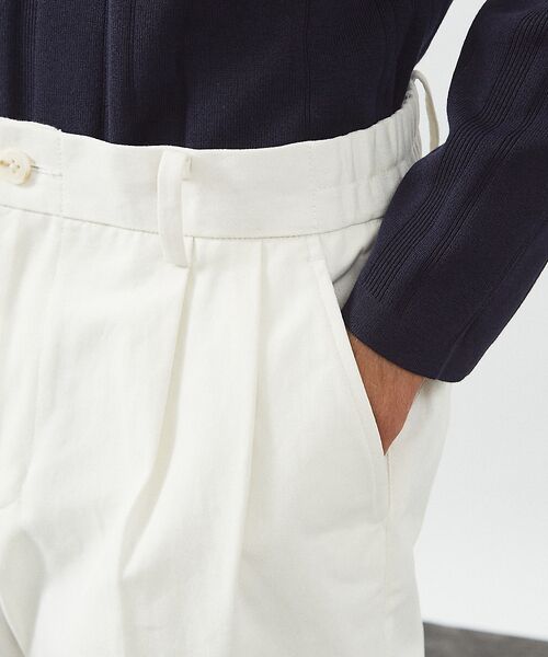 ABAHOUSE / アバハウス パンツ | 2タック コットントラウザーズ / ワイドパンツ | 詳細5