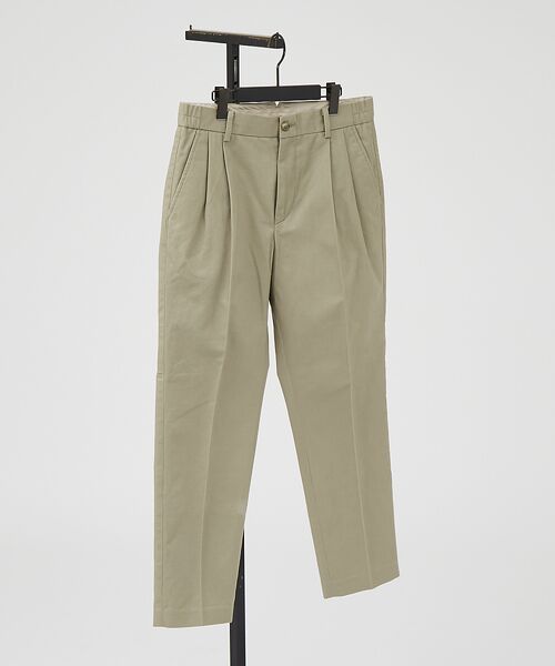 ABAHOUSE / アバハウス パンツ | 2タック コットントラウザーズ / ワイドパンツ | 詳細13
