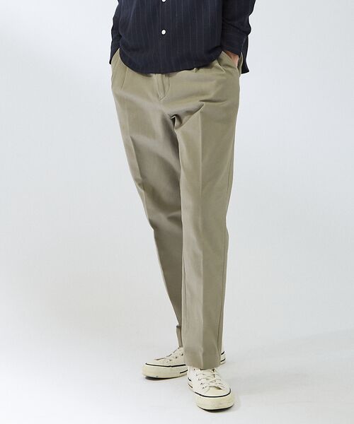 ABAHOUSE / アバハウス パンツ | 2タック コットントラウザーズ / ワイドパンツ | 詳細15
