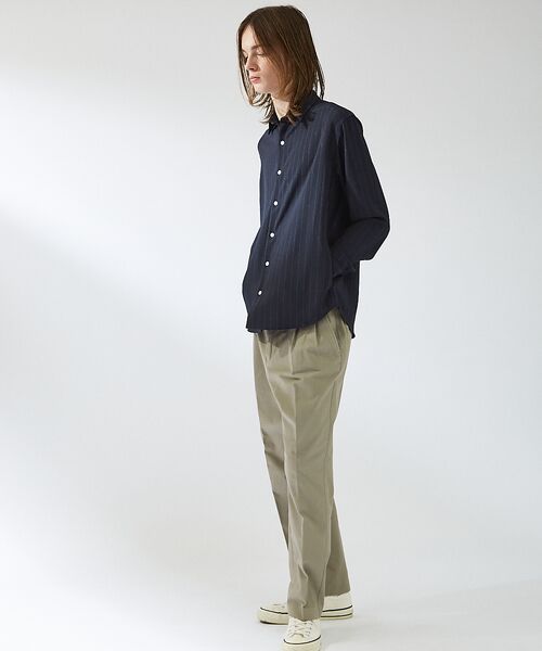 ABAHOUSE / アバハウス パンツ | 2タック コットントラウザーズ / ワイドパンツ | 詳細16