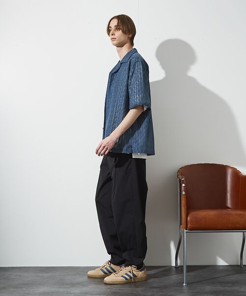 ABAHOUSE / アバハウス パンツ | 【セットアップ対応】TUCK&DARTS ワイドテーパードパンツ | 詳細4