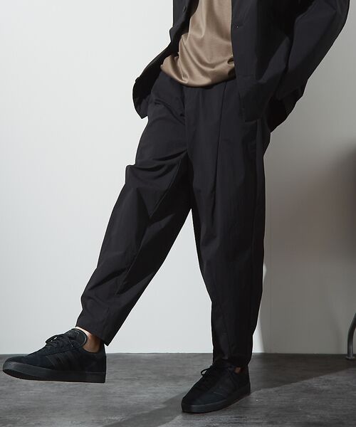 ABAHOUSE / アバハウス パンツ | 【セットアップ対応】TUCK&DARTS ワイドテーパードパンツ | 詳細6