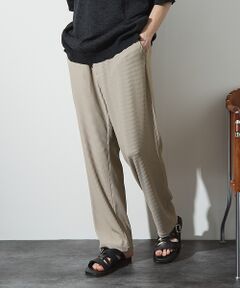 ABAHOUSE / アバハウス パンツ | 【セットアップ対応】プリーツ イージーパンツ/ ワイドパンツ