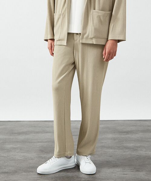 ABAHOUSE / アバハウス パンツ | 【セットアップ対応】プリーツ イージーパンツ/ ワイドパンツ | 詳細17