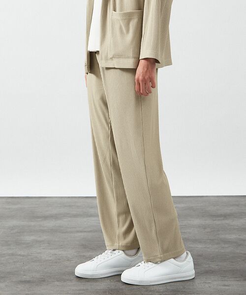 ABAHOUSE / アバハウス パンツ | 【セットアップ対応】プリーツ イージーパンツ/ ワイドパンツ | 詳細18