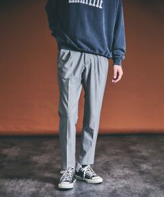 ABAHOUSE / アバハウス パンツ | 【360°HYPER-STRETCH】1プリーツ テーパード イージーパンツ/吸