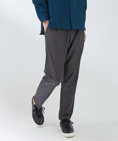 ABAHOUSE / アバハウス パンツ | 【360°HYPER-STRETCH】1プリーツ テーパード イージーパンツ/吸