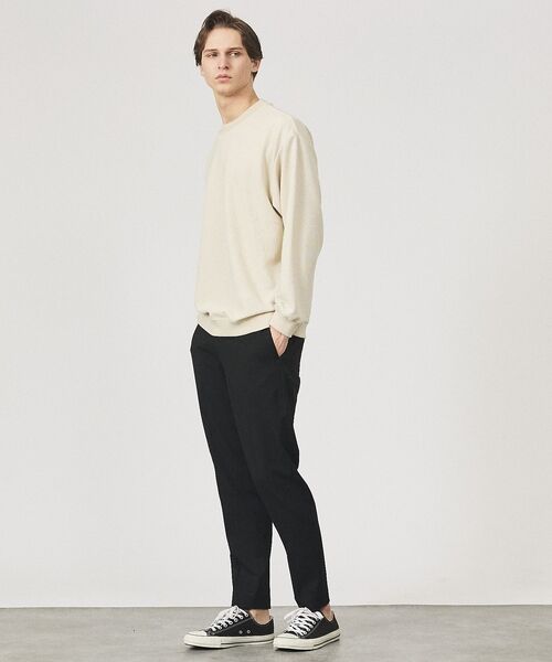 ABAHOUSE / アバハウス パンツ | デニムライク スリムテーパード スラックス | 詳細5