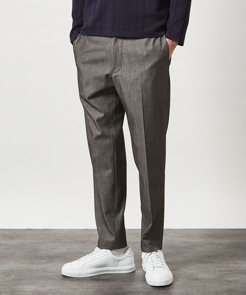 ABAHOUSE / アバハウス パンツ | デニムライク スリムテーパード スラックス | 詳細7