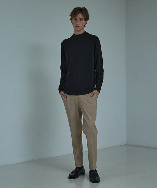 ABAHOUSE / アバハウス パンツ | デニムライク スリムテーパード スラックス | 詳細9
