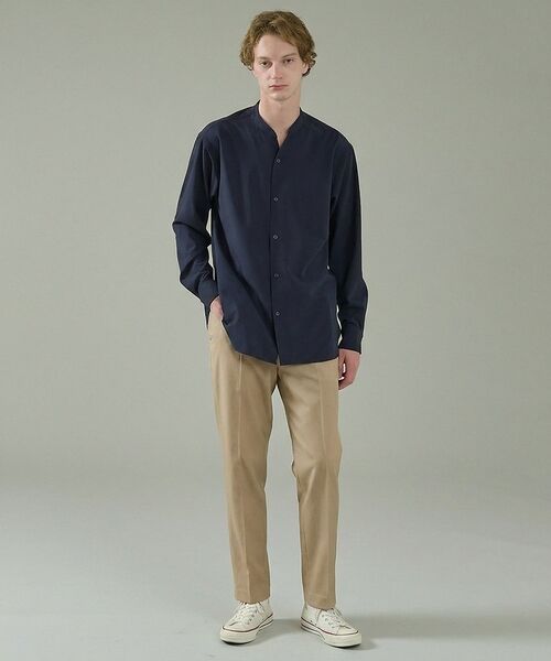 ABAHOUSE / アバハウス パンツ | デニムライク スリムテーパード スラックス | 詳細17