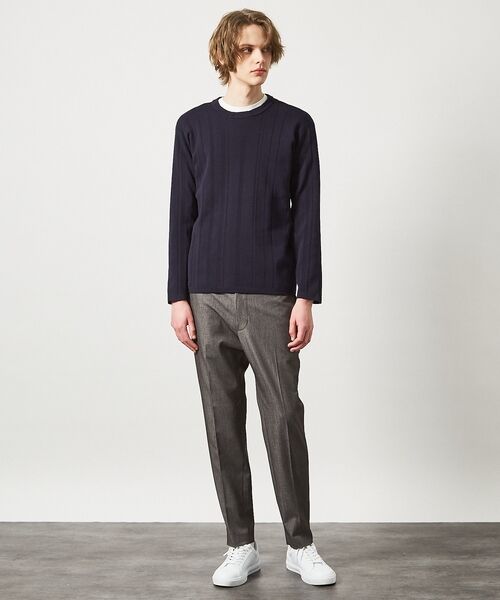 ABAHOUSE / アバハウス パンツ | デニムライク スリムテーパード スラックス | 詳細22