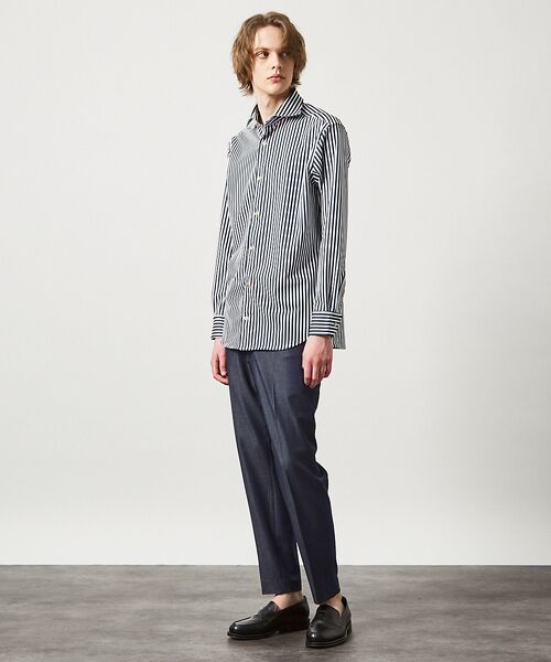 ABAHOUSE / アバハウス パンツ | デニムライク スリムテーパード スラックス | 詳細24