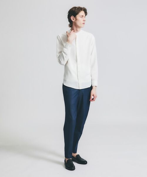 ABAHOUSE / アバハウス パンツ | デニムライク スリムテーパード スラックス | 詳細28