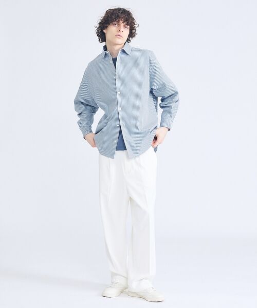 ABAHOUSE / アバハウス パンツ | デニムライク ワイドストレート スラックス / ワイドパンツ【予約】 | 詳細6