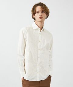 ABAHOUSE / アバハウス シャツ・ブラウス | 【フラワー刺繍】コットンタイプライター シャツ