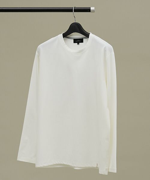 ABAHOUSE / アバハウス Tシャツ | 【定番】ドレスポンチ クルーネック 長袖Tシャツ / ストレッチ | 詳細2