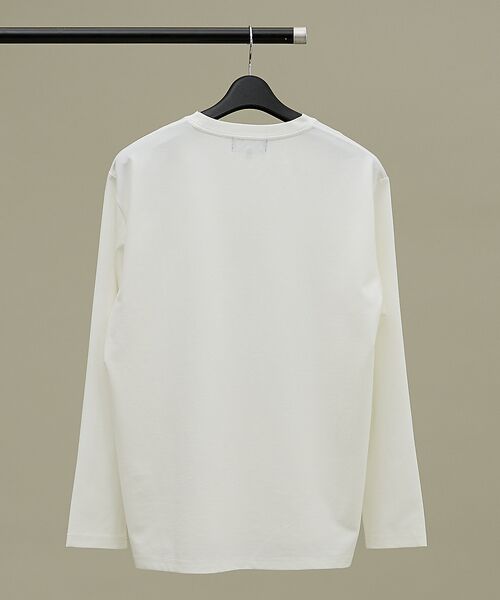 ABAHOUSE / アバハウス Tシャツ | 【定番】ドレスポンチ クルーネック 長袖Tシャツ / ストレッチ | 詳細3