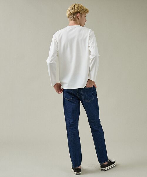 ABAHOUSE / アバハウス Tシャツ | 【定番】ドレスポンチ クルーネック 長袖Tシャツ / ストレッチ | 詳細9