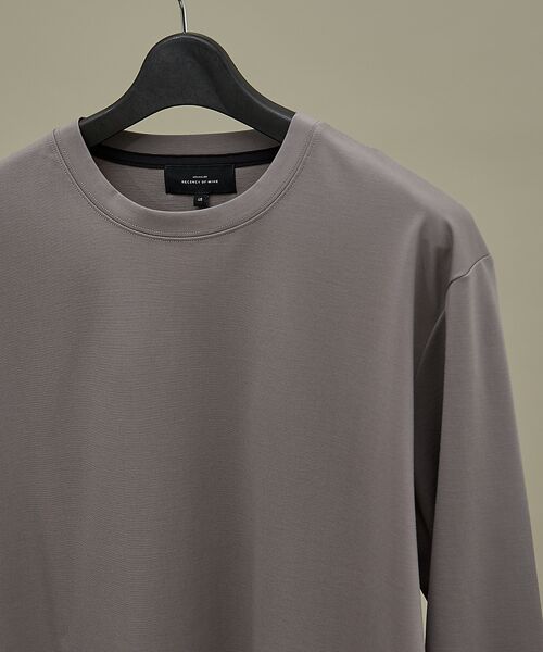 ABAHOUSE / アバハウス Tシャツ | 【定番】ドレスポンチ クルーネック 長袖Tシャツ / ストレッチ | 詳細15