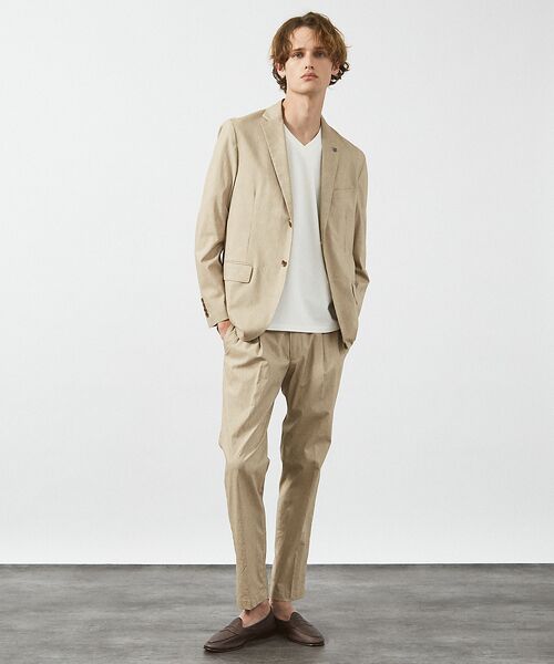 ABAHOUSE / アバハウス Tシャツ | 【定番】ドレスポンチ Vネック 長袖Tシャツ / ストレッチ | 詳細14