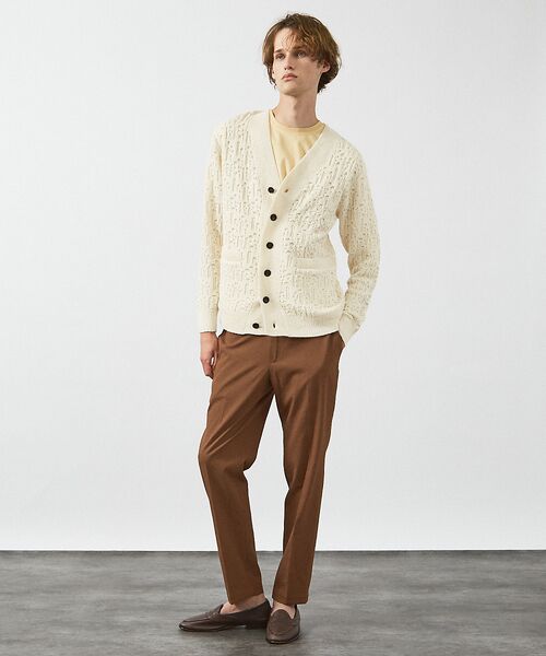 ABAHOUSE / アバハウス カーディガン・ボレロ | 【スカシ柄】インディゴヤーン接結カーディガン | 詳細9