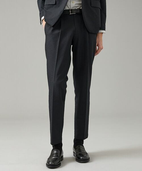 ABAHOUSE / アバハウス スラックス・ドレスパンツ | 【セットアップ対応】リネンライク ライトイージースラックス / 軽量 ストレッチ | 詳細28