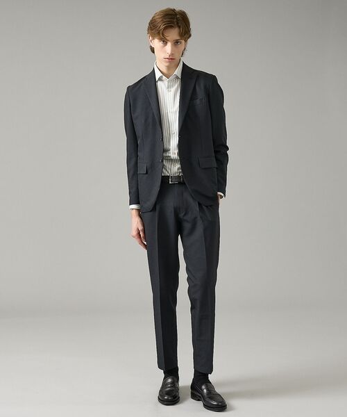 ABAHOUSE / アバハウス スラックス・ドレスパンツ | 【セットアップ対応】リネンライク ライトイージースラックス / 軽量 ストレッチ | 詳細29