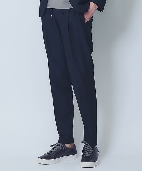 ABAHOUSE/アバハウス 【セットアップ対応】Air Dry スラックス / 軽量&ストレッチ ブラック 48 ABAHOUSE/アバハウス 【セットアップ対応】Air Dry スラックス / 軽量&ストレッチ ブラック 48
