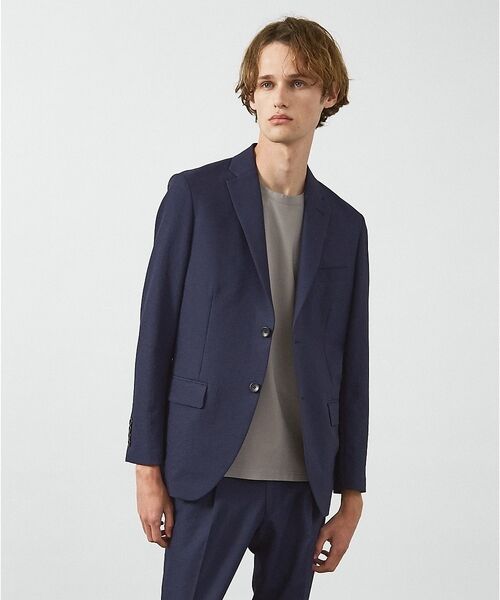 ABAHOUSE / アバハウス テーラードジャケット | 【セットアップ対応】リネンライク ライトジャケット / 軽量 ストレッチ 手洗い | 詳細11