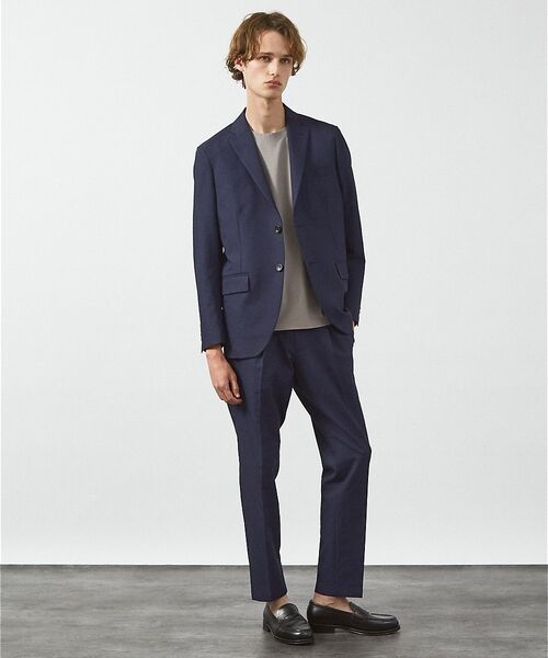 ABAHOUSE / アバハウス テーラードジャケット | 【セットアップ対応】リネンライク ライトジャケット / 軽量 ストレッチ 手洗い | 詳細12