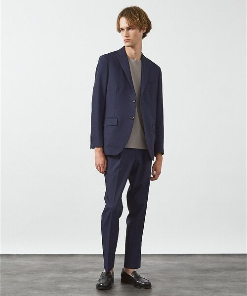 ABAHOUSE / アバハウス テーラードジャケット | 【セットアップ対応】リネンライク ライトジャケット / 軽量 ストレッチ 手洗い | 詳細13