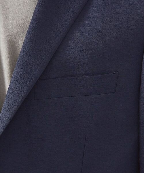 ABAHOUSE / アバハウス テーラードジャケット | 【セットアップ対応】リネンライク ライトジャケット / 軽量 ストレッチ 手洗い | 詳細7