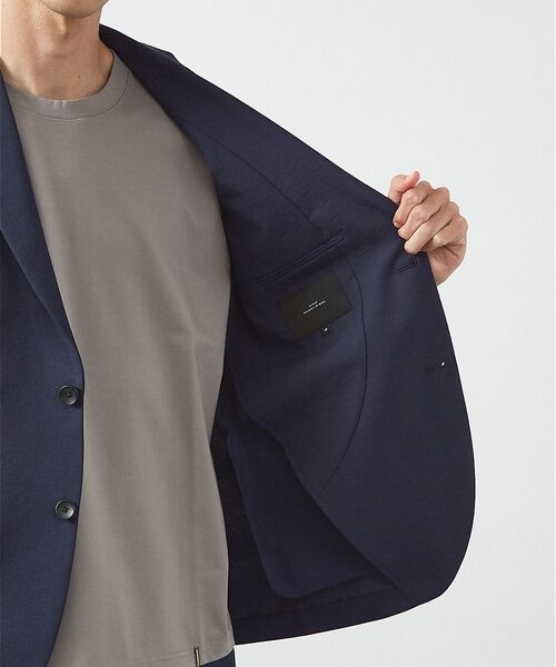 ABAHOUSE / アバハウス テーラードジャケット | 【セットアップ対応】リネンライク ライトジャケット / 軽量 ストレッチ 手洗い | 詳細9