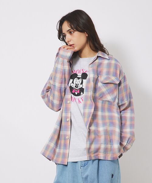 ABAHOUSE/アバハウス 【PENDLETON/ペンドルトン】Open Collar Shirt/ボードシ ピンク系その他1 M ABAHOUSE/アバハウス 【PENDLETON/ペンドルトン】Open Collar Shirt/ボードシ ピンク系その他1 M