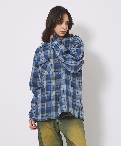 ABAHOUSE / アバハウス シャツ・ブラウス | 【PENDLETON/ペンドルトン】Open Collar Shirt/ボードシ | 詳細9