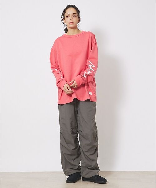 ABAHOUSE / アバハウス Tシャツ | 【NANGA/ナンガ】ECO HYBRID SLV LOGO LS /ロングスリ | 詳細18