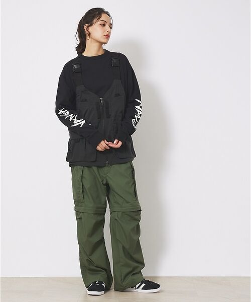 ABAHOUSE / アバハウス Tシャツ | 【NANGA/ナンガ】ECO HYBRID SLV LOGO LS /ロングスリ | 詳細3