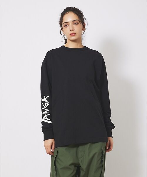 ABAHOUSE / アバハウス Tシャツ | 【NANGA/ナンガ】ECO HYBRID SLV LOGO LS /ロングスリ | 詳細5
