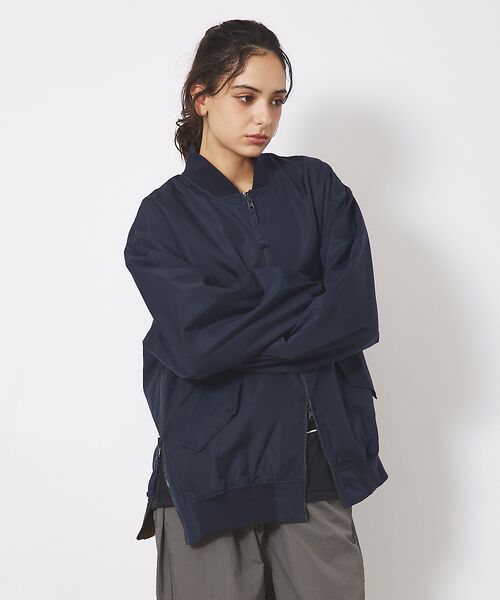 ABAHOUSE/アバハウス 【TAION/タイオン】NON DOWN MILITALY REVERSIBLE ダークネイビー M ABAHOUSE/アバハウス 【TAION/タイオン】NON DOWN MILITALY REVERSIBLE ダークネイビー M